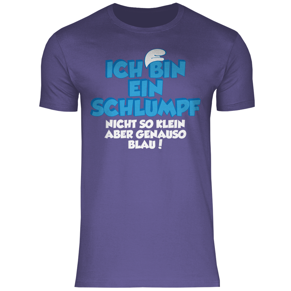 Ich bin ein Schlumpf nicht so klein aber genauso blau - Herren Shirt