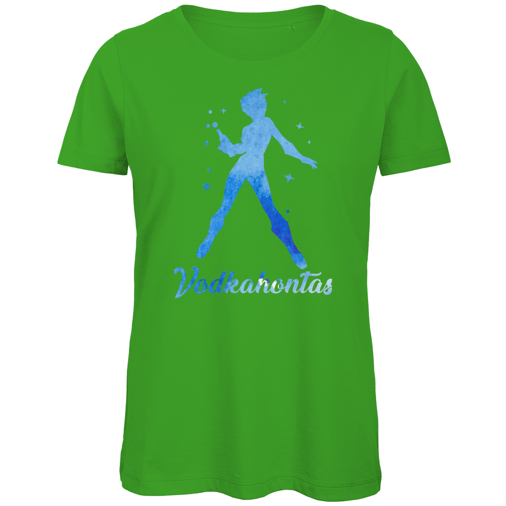 Vodkahontas - Prinzessin Aquarell - Damen Premium Bio T-Shirt Real Green