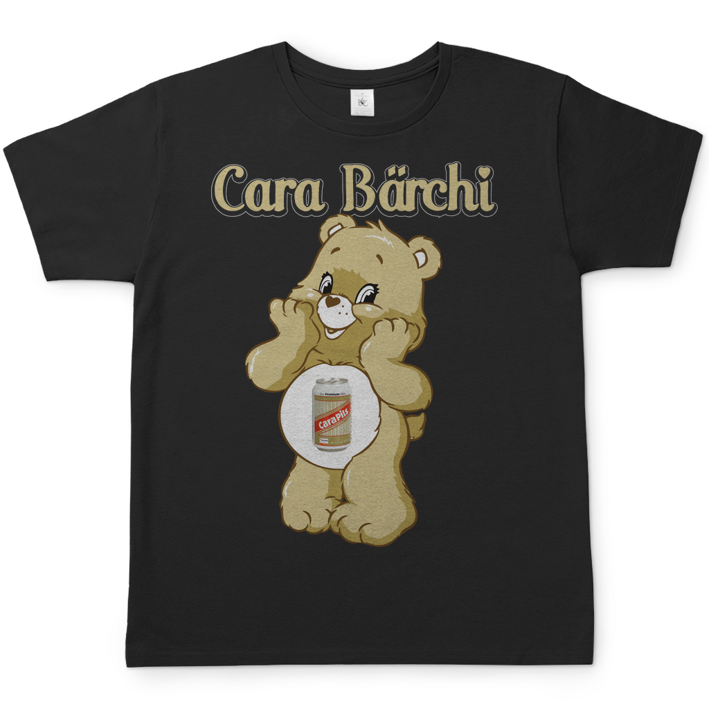 Cara Bärchi - Glücksbärchi - Herren Shirt Black