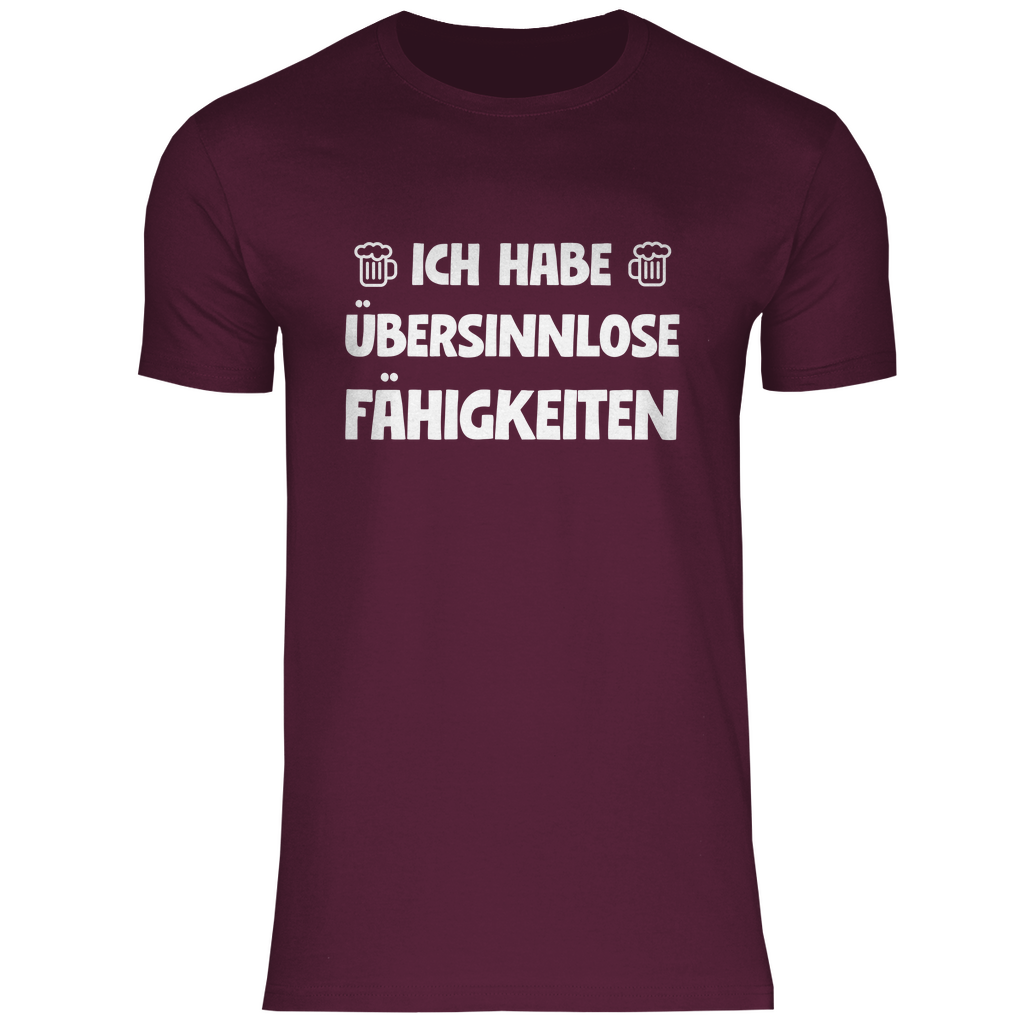 Ich habe übersinnlose Fähigkeiten - Herren Shirt Burgundy