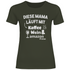 Diese Mama läuft mit Kaffee, Wein & Amazon Prime - Damenshirt Urban Khaki
