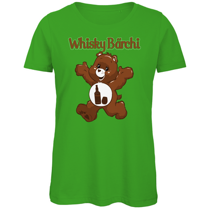 Whisky Bärchi - Glücksbärchi - Damen Premium Bio T-Shirt Real Green