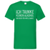 Ich trinke keinen Alkohol nur Bier für mich danke - Herren V-Neck Shirt Kelly Green