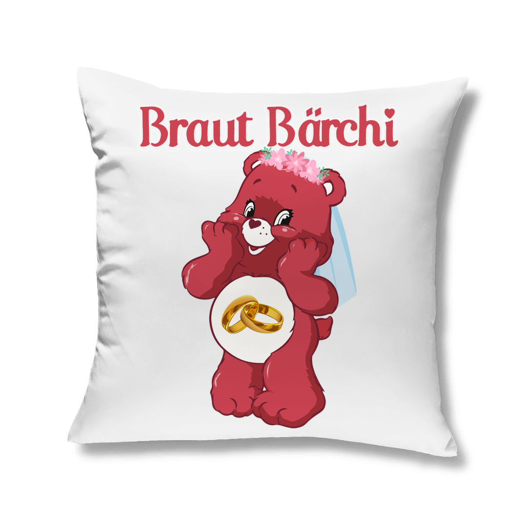 Braut Bärchi - Glücksbärchi - Kopfkissen White 40x40