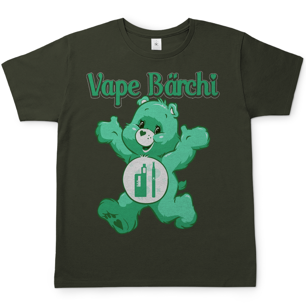 Vape Bärchi - Glücksbärchi - Herren Shirt Urban Khaki
