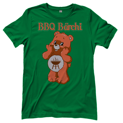 BBQ Bärchi - Glücksbärchi - Damenshirt Kelly Green