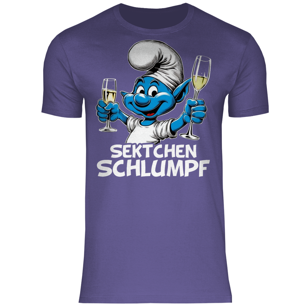 Sektchen Schlumpf Grafik - Herren Shirt