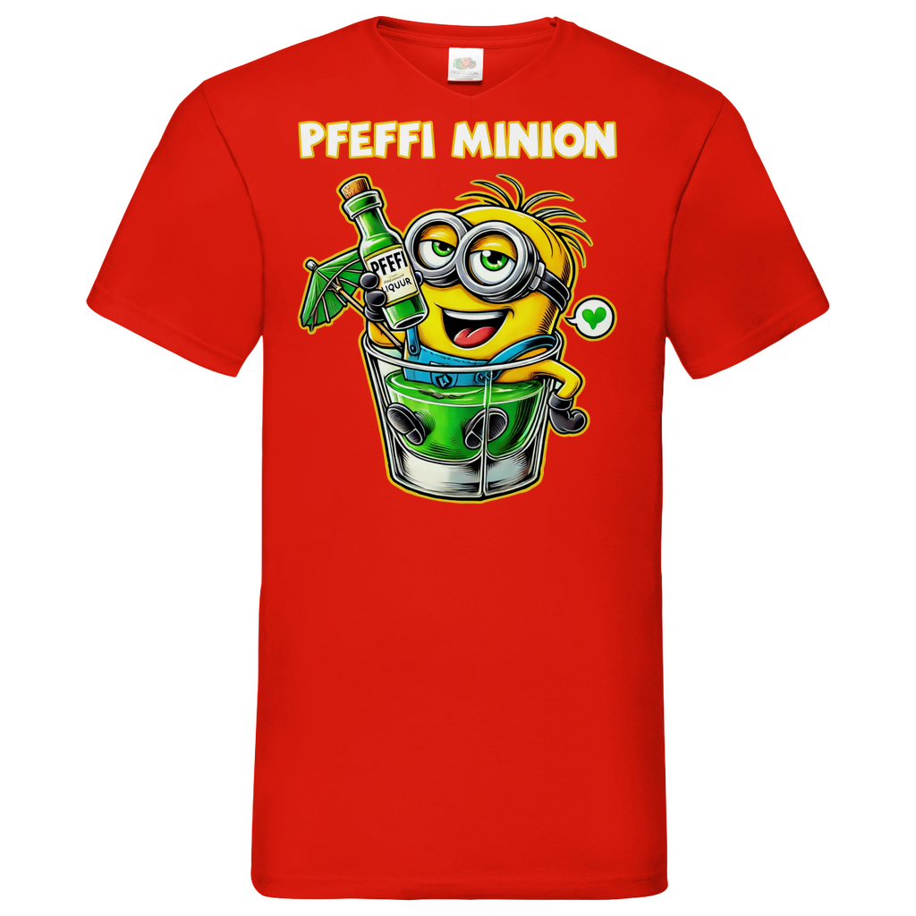 Pfeffi Minion - Herren V-Neck Shirt