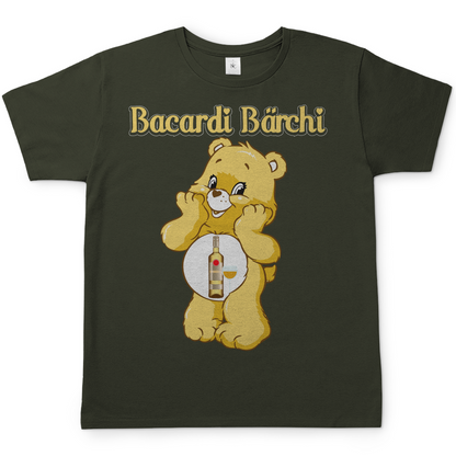 Bacardi Bärchi - Glücksbärchi - Herren Shirt Urban Khaki