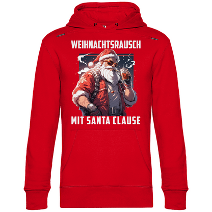 Weihnachtsrausch mit Santa Clause - Unisex Hoodie Red