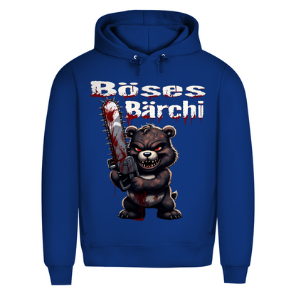 Böses Bärchi Kettensäge Herren Premium Bio Hoodie Royal