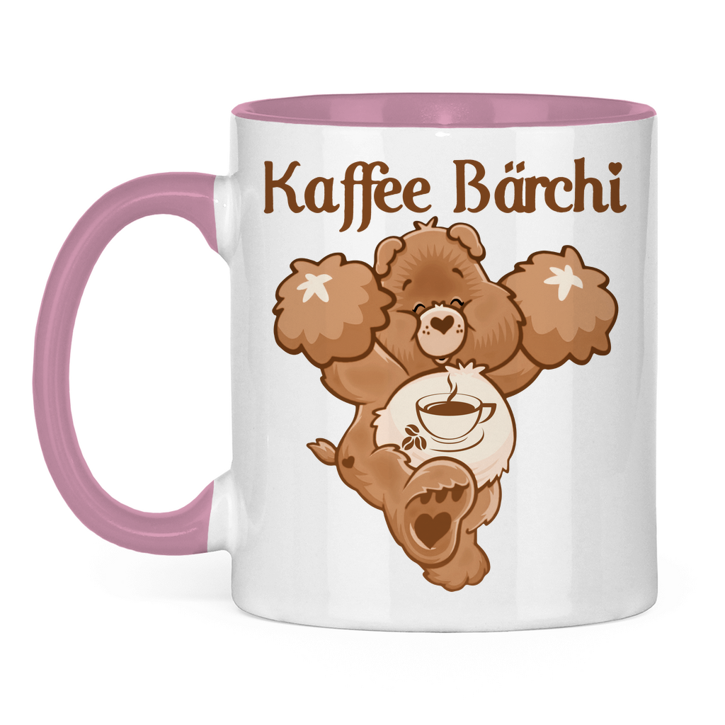 Kaffee Bärchi - Glücksbärchi - Tasse zweifarbig