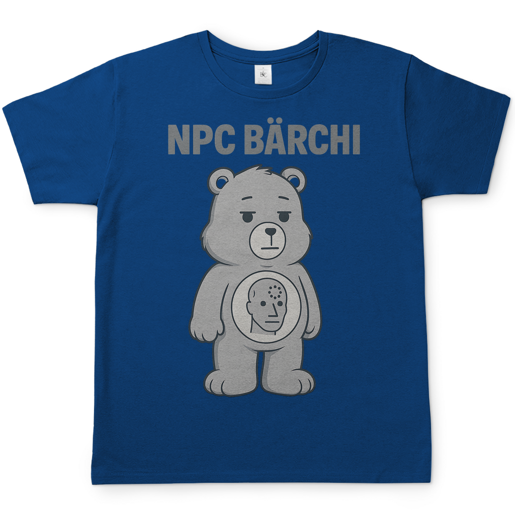 NPC Bärchi - Glücksbärchi - Herren T-Shirt Royal Blue