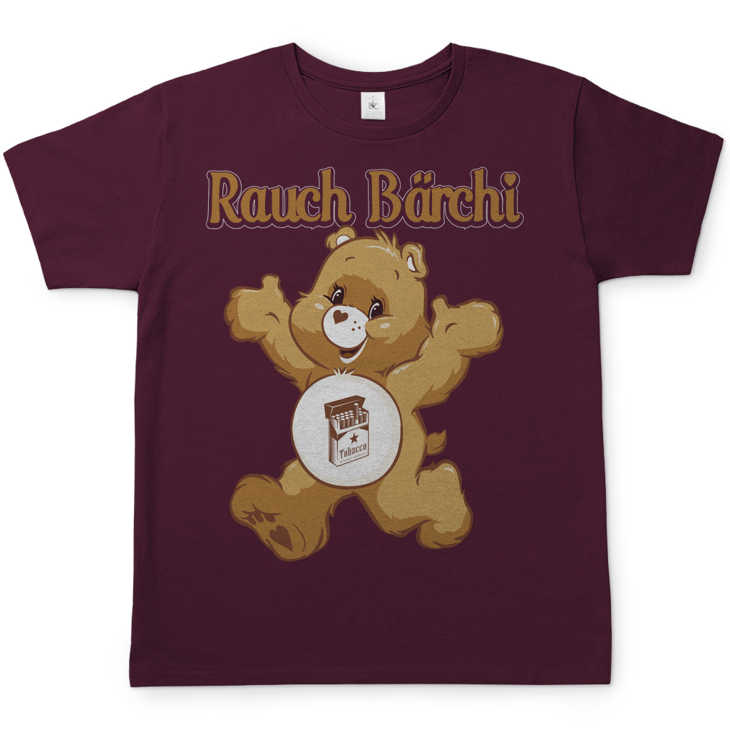 Rauch Bärchi - Glücksbärchi - Herren Shirt Burgundy