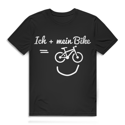 Herren Bio T-Shirt Ich und mein Bike Lustiges Fahrrad MTB Spruch Fun Shirt