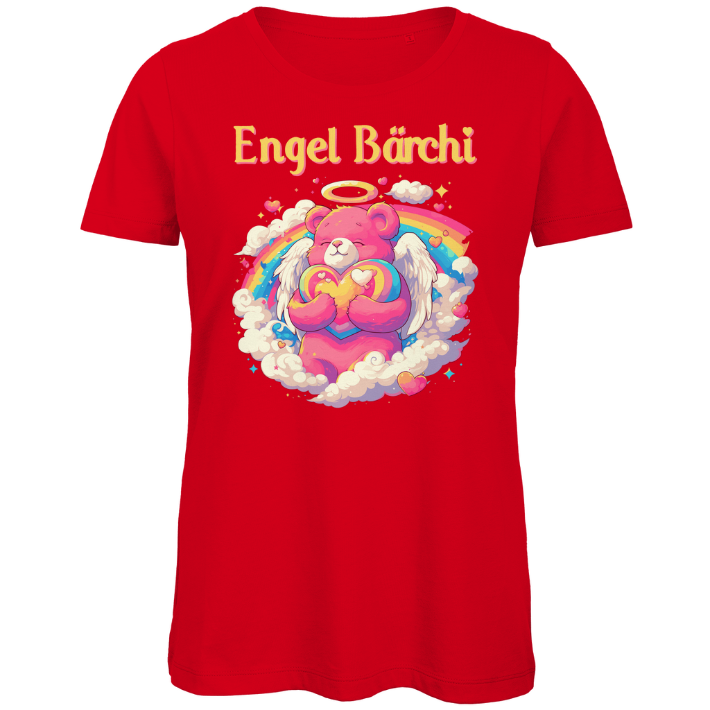 Engel Bärchi - Glücksbärchi - Damen Premium Bio T-Shirt Red