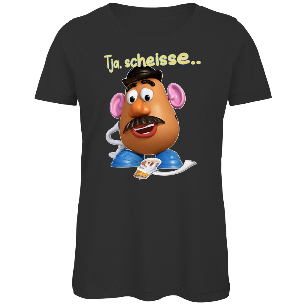 Tja, scheisse - Charlie Naseweis Toy Story - Damen Premium Bio T-Shirt Black