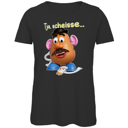 Tja, scheisse - Charlie Naseweis Toy Story - Damen Premium Bio T-Shirt Black