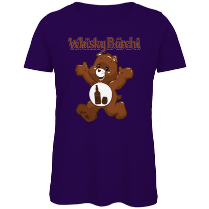 Whisky Bärchi - Glücksbärchi - Damen Premium Bio T-Shirt Urban Purple