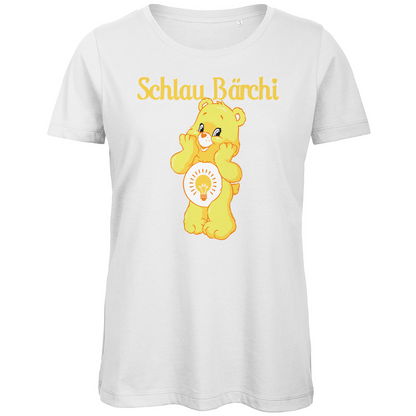 Schlau Bärchi - Glücksbärchi - Damen Premium Bio T-Shirt White