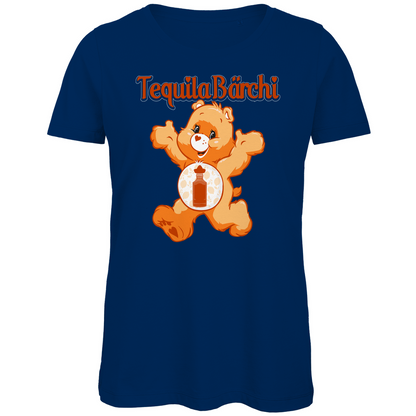 Tequila Bärchi - Glücksbärchi - Damen Premium Bio T-Shirt Navy