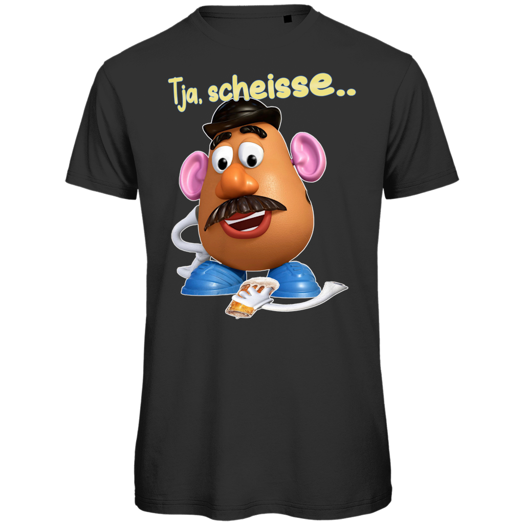 Tja, scheisse - Charlie Naseweis Toy Story - Herren Premium Bio T-Shirt Black