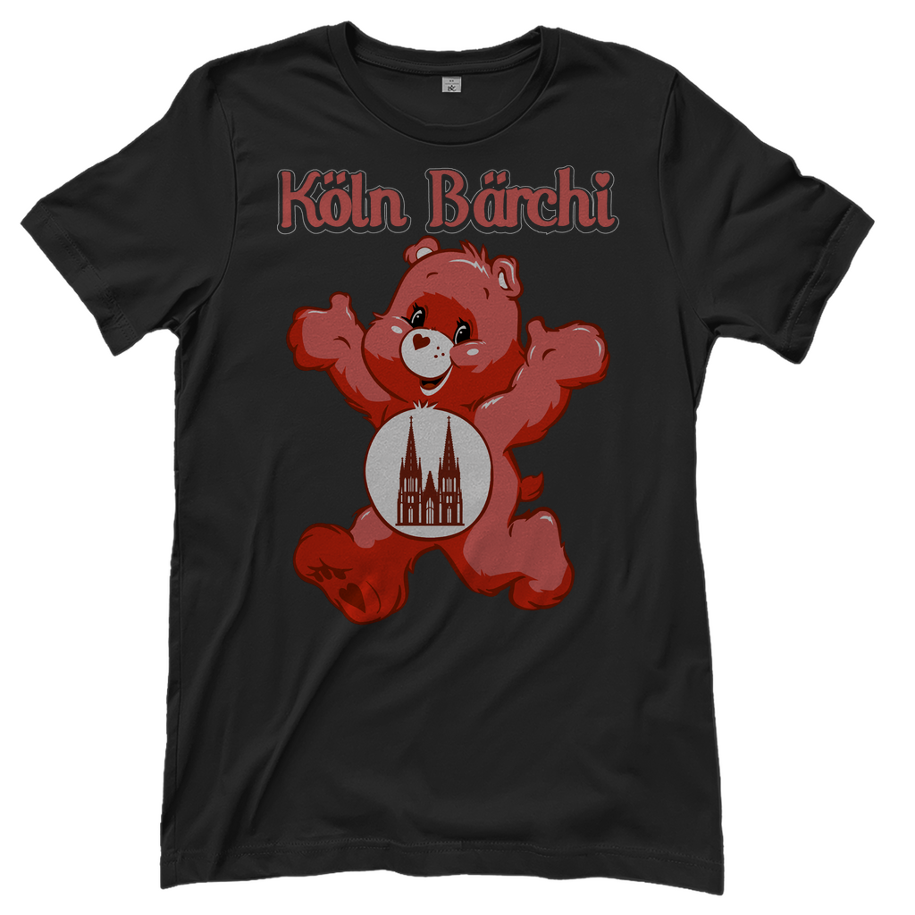 Köln Bärchi Rot - Glücksbärchi - Damenshirt Black