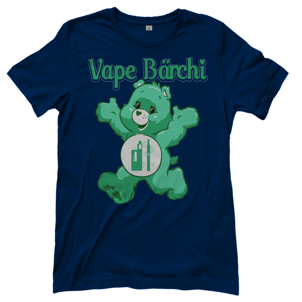 Vape Bärchi - Glücksbärchi - Damenshirt Navy