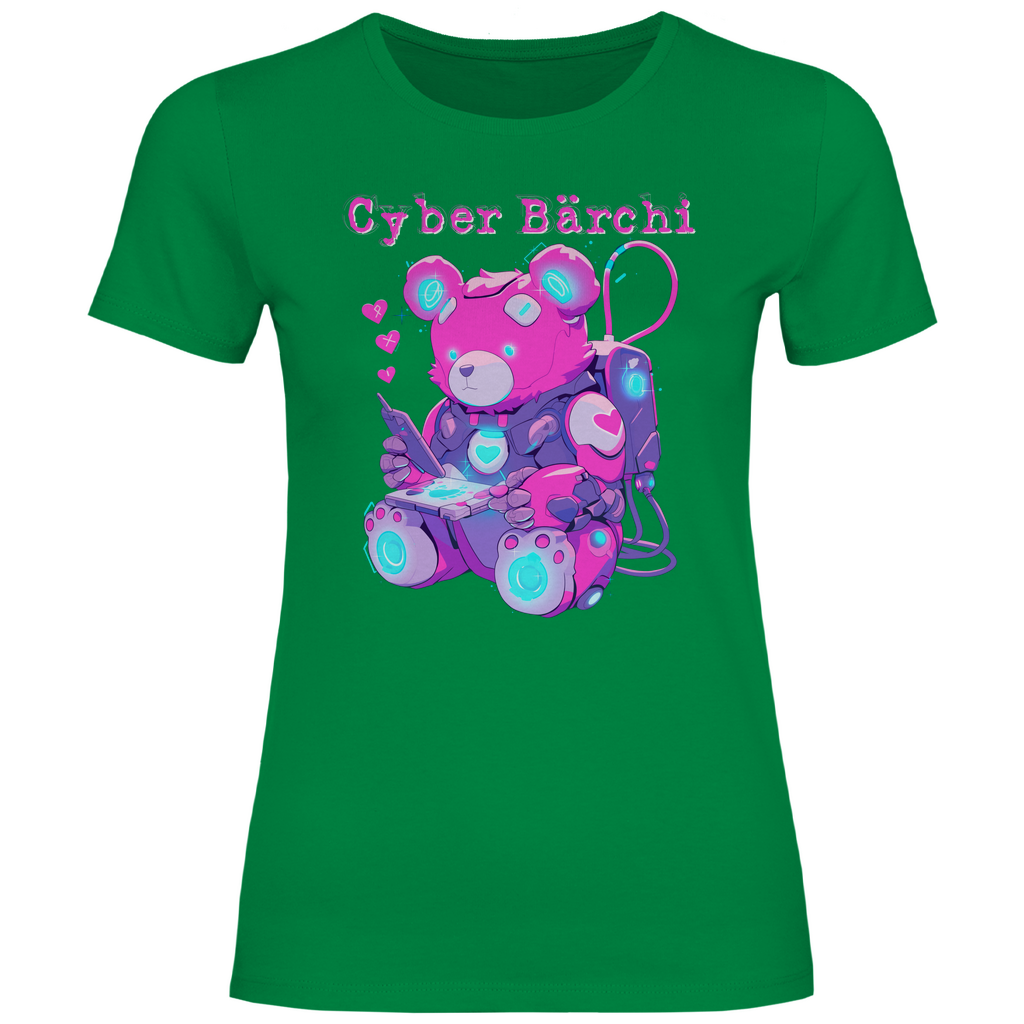 Cyber Bärchi - Glücksbärchi - Damenshirt