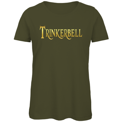Trinkerbell - Prinzessin Gold - Damen Premium Bio T-Shirt Khaki
