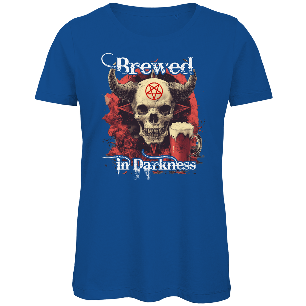 Brewed in Darkness - Damen Premium Bio T-Shirt