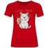 Lillet Katzi Katze - Damenshirt Red