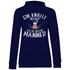 Gin knallt besser als die meisten Männer - Damen Hoodie Navy Blue