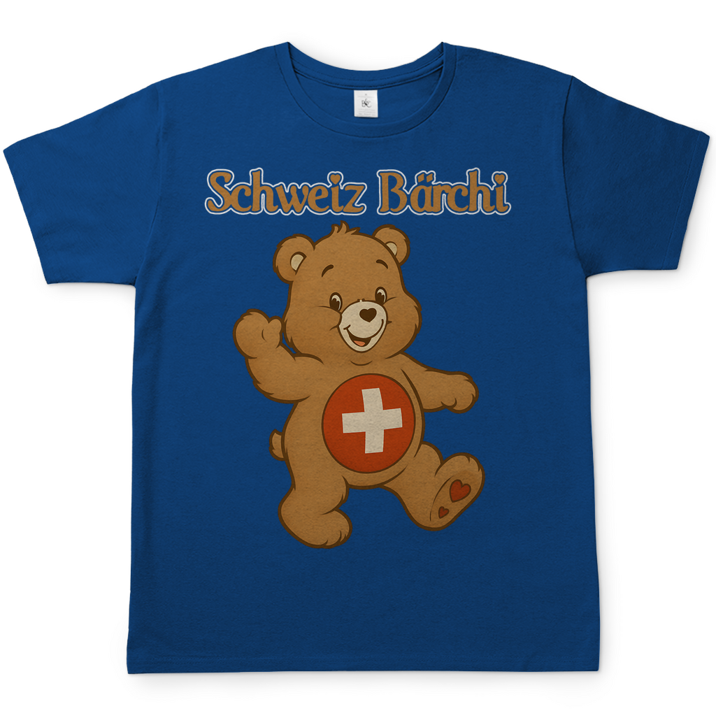 Schweiz Bärchi - Glücksbärchi - Herren T-Shirt Royal Blue