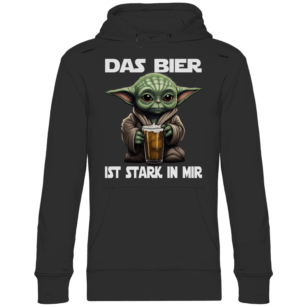 Das Bier ist stark in mir - Baby Yoda Grogu - Unisex Hoodie