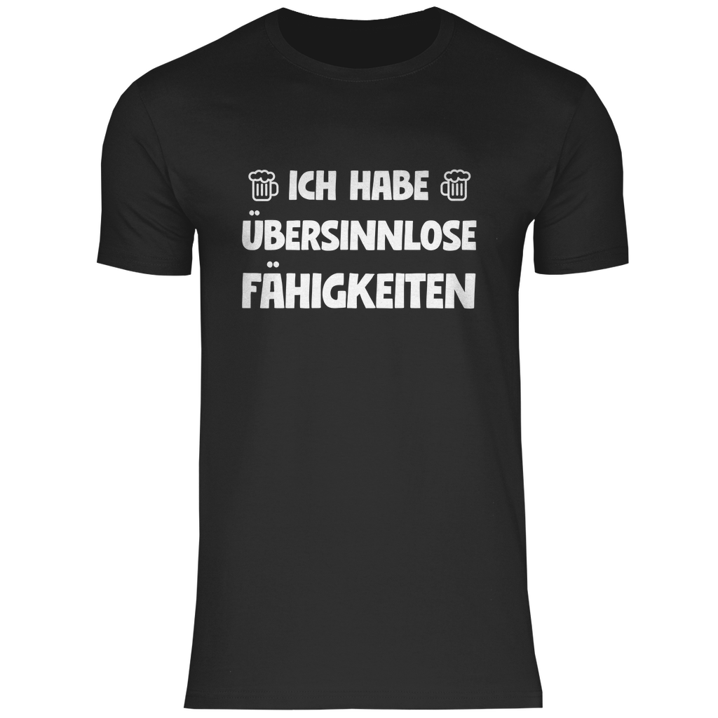 Ich habe übersinnlose Fähigkeiten - Herren Shirt Black