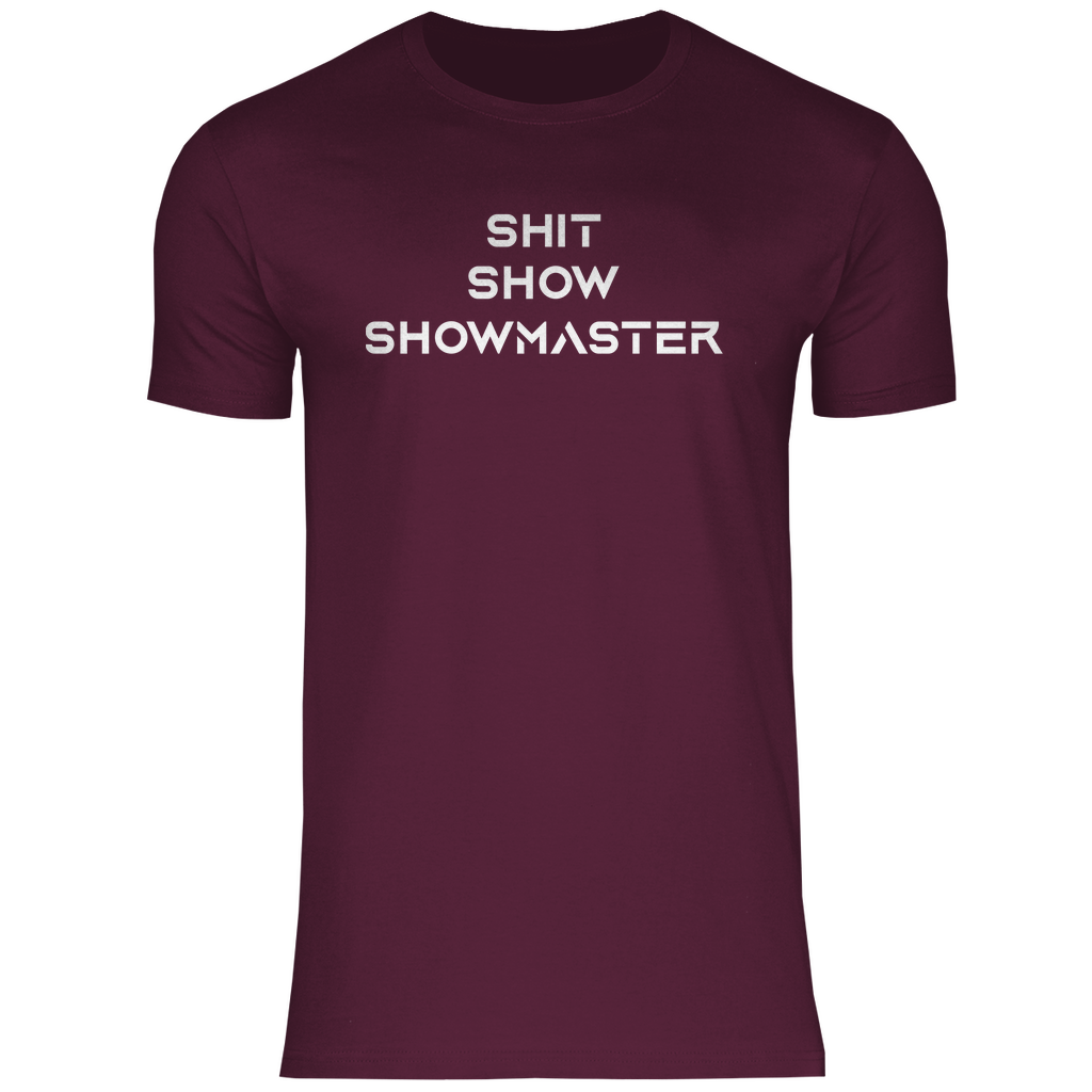 Shit Show Showmaster - Herren Shirt Burgundy