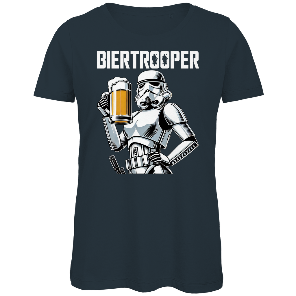 Biertrooper - Star Wars Stormtrooper - Damen Premium Bio T-Shirt Dark Grey