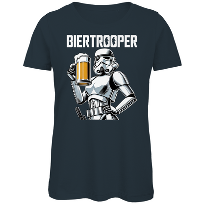 Biertrooper - Star Wars Stormtrooper - Damen Premium Bio T-Shirt Dark Grey