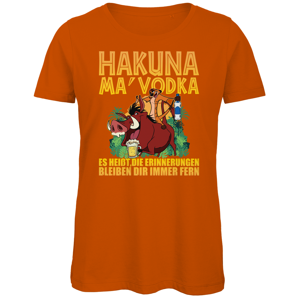 Hakuna Ma Vodka Timon und Pumbaa - Damen Premium Bio T-Shirt