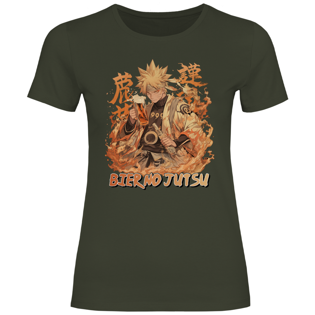 Naruto Bier no Jutsu - Damenshirt