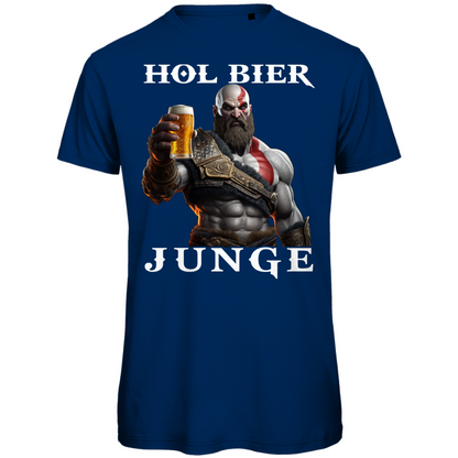 Kratos God of War hol Bier Junge - Herren Premium Bio T-Shirt