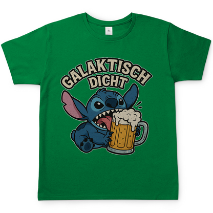 Stitch Galaktisch Dicht Bier Alien - Herren T-Shirt