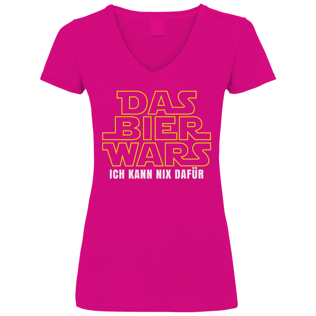 Das Bier Wars ich kann nix dafür Star Wars - V-Neck Damenshirt