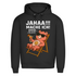 Herren Bio Hoodie Jahaa Mache Ich Später Vielleicht Chill Bär Glücksbärchi Black Pure