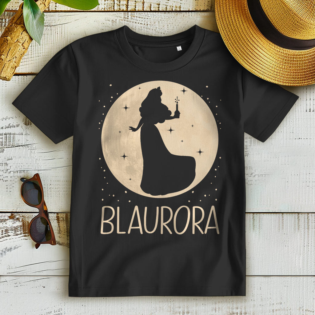Blaurora Aurora Mond Prinzessin - Damen Premium Bio T-Shirt