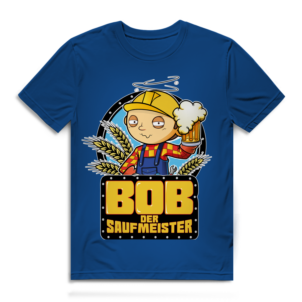 Bob der Saufmeister Baumeister - Herren Premium Bio T-Shirt Royal Blue