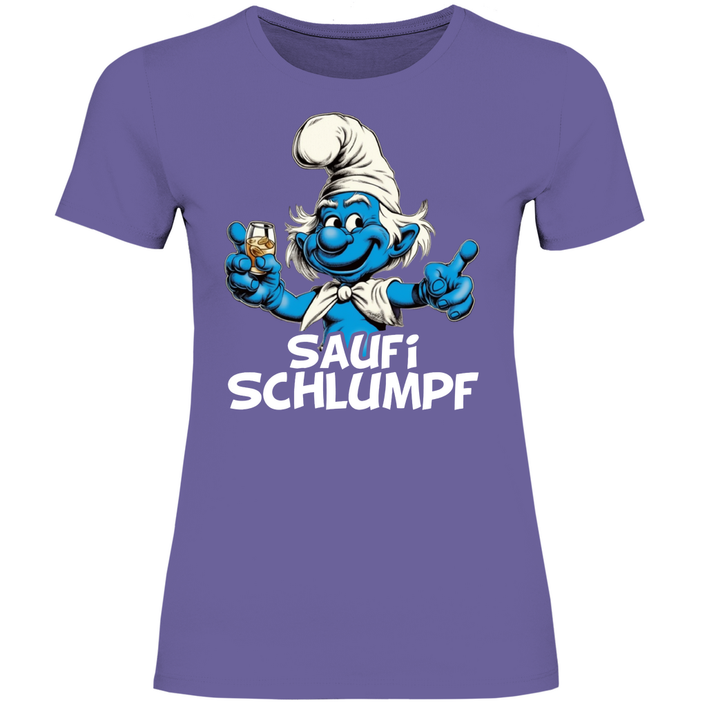 Saufi Schlumpf Grafik - Damenshirt