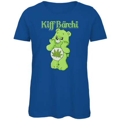 Kiff Bärchi - Glücksbärchi - Damen Premium Bio T-Shirt Royal Blue