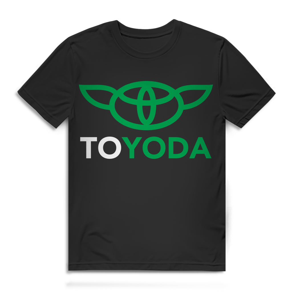 Männer T-Shirt – Lustiges TOYODA Yoda Design für JDM &amp; Sci-Fi Fans Herren Black